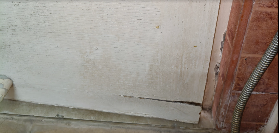 Door frame/lower panel paint and trim damage